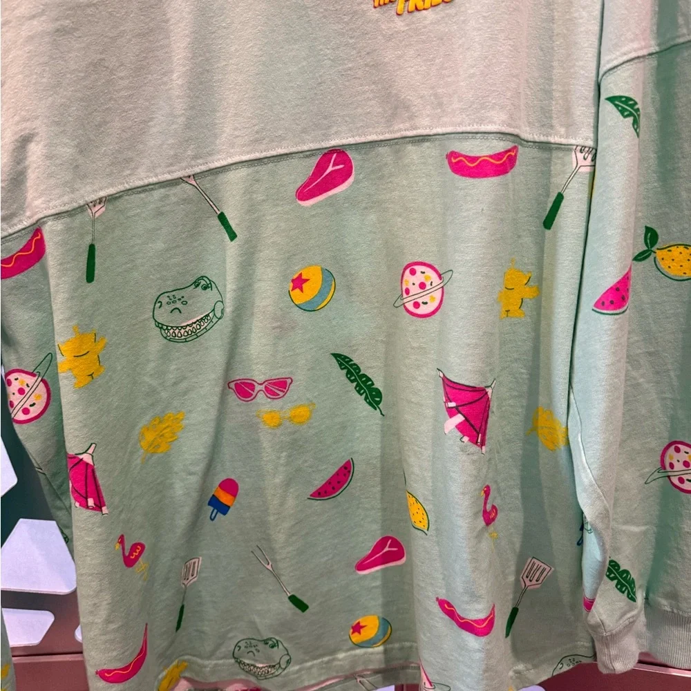 Disney long sleeve shirt ( reach for the fries) large - Picture 3 of 8
